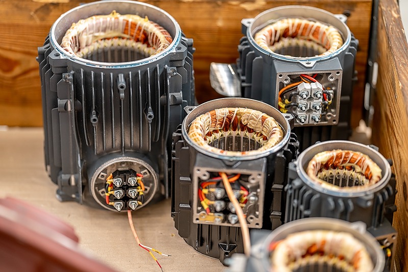 Squirrel Cage Induction Motor Components