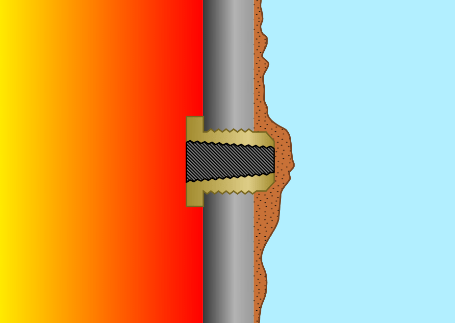 Scale on Fusible Plug