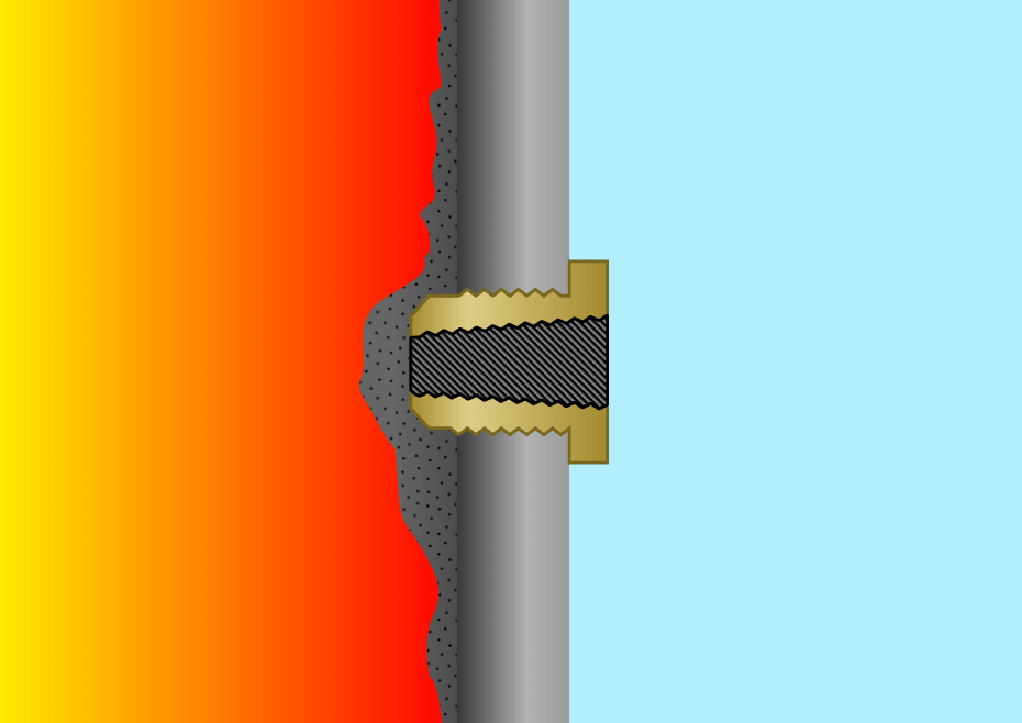 Soot on Fusible Plug