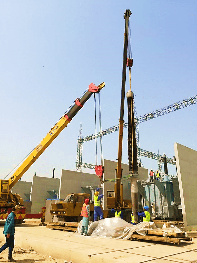 Installation of a Transformer Air-to-Oil Condenser Bushing