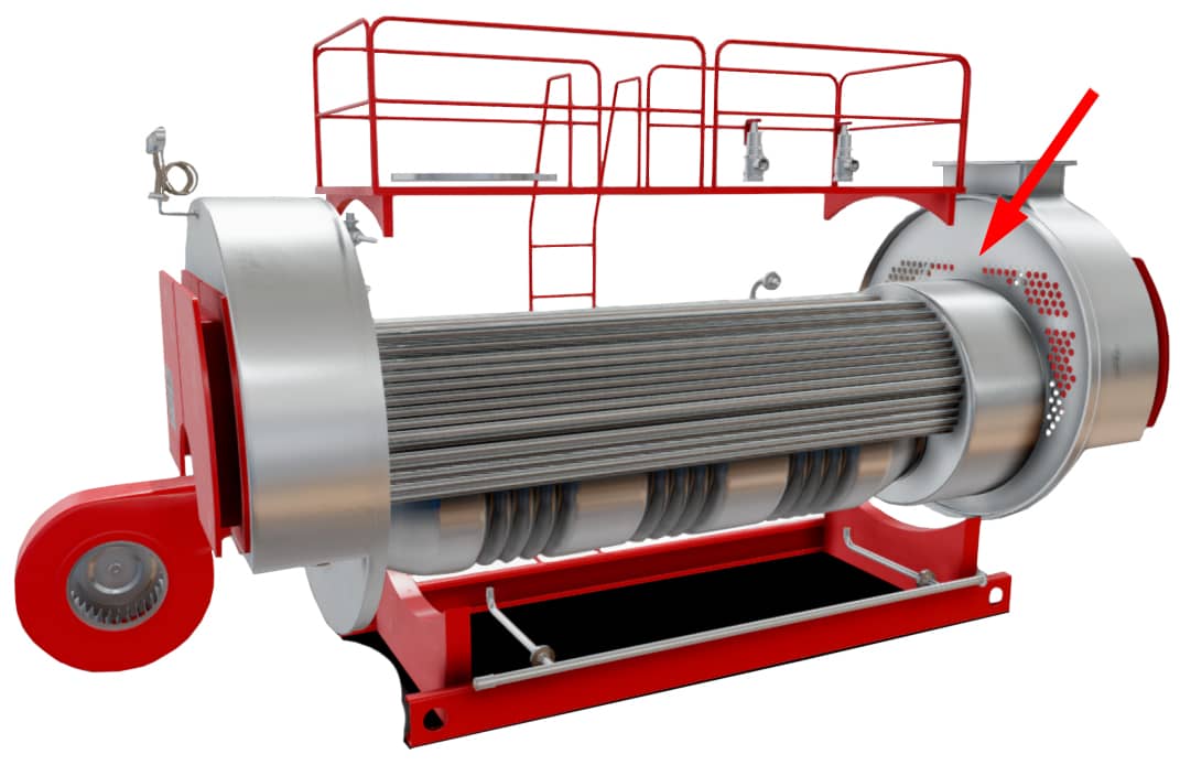 Location of Fire Tube Boiler Fusible Plug